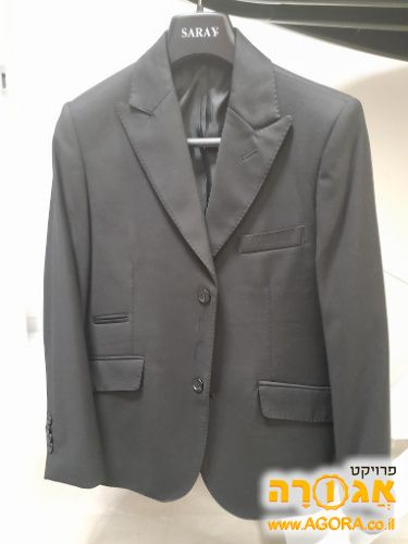 חליפה לנער צבע שחור