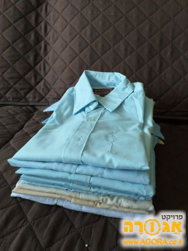 חולצות מכופתרות לבנים מידות 12-16