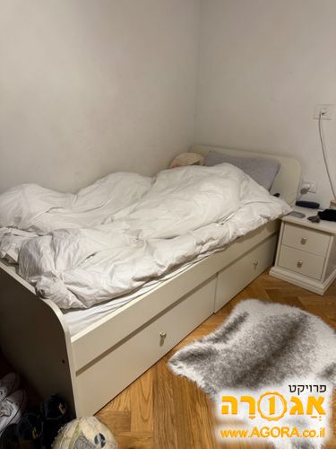 מיטת נוער מהממת עם 2 מגירות