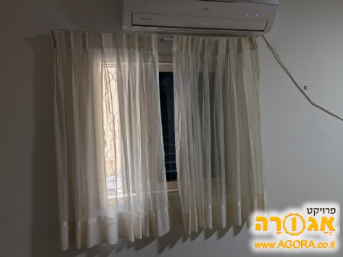 3 סטים של וילונות לחלון