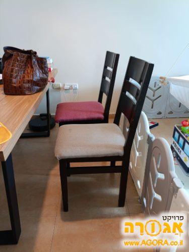 4 כיסאות חדר אוכל