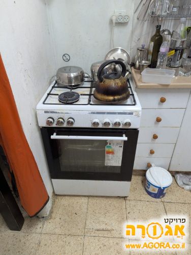 תנור וכיריים גז לבן