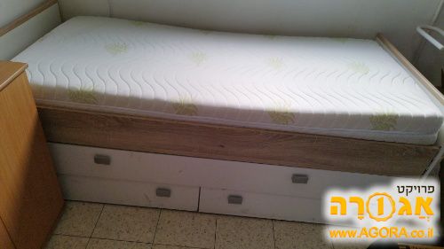 מיטת יחיד +מזרון