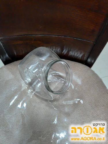 צנצנת אחסון זכוכית