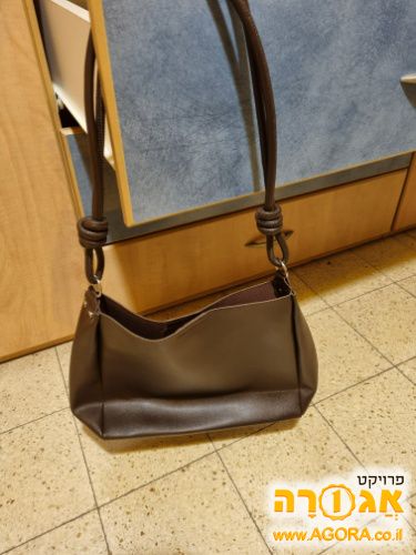 תיק👜צד ♀️חום בצבע🍫