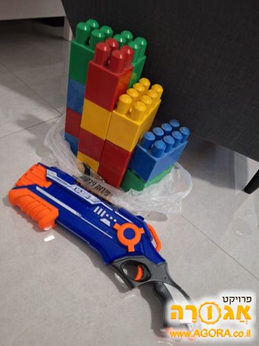 לגו כנק ורובה צעצוע