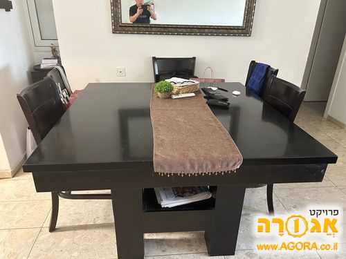 פינת אוכל+5 כסאות
