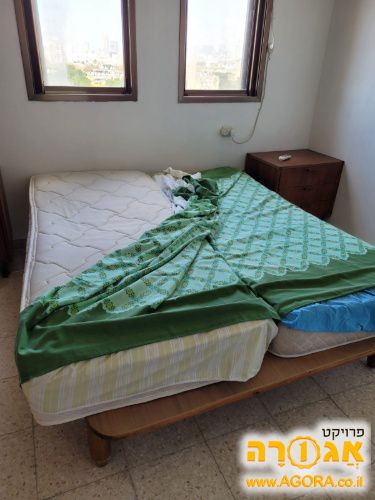 בסיס מיטה זוגית + 2 מזרונים