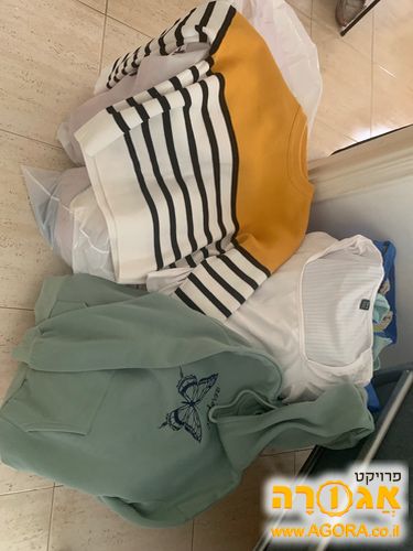 3 שקיות גדולות בגדים לילדות / צעירות
