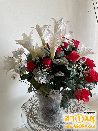 זר פרחים מלאכותיים
