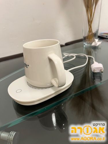 כוס חרסינה עם תחתית שומרת חום