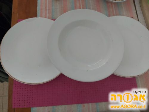 צלחות שטוחות ועמוקות