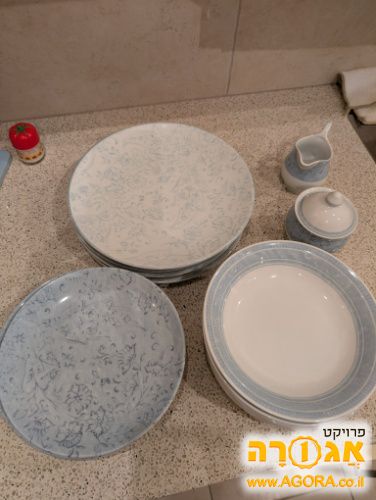 סט צלחות וכלים ל6