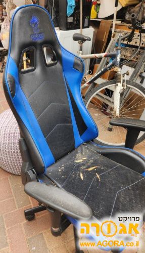 כיסא גיימינג ריפוד במצב טוב מאוד