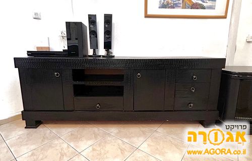 מזנון סלון במצב מעולה עץ כהה