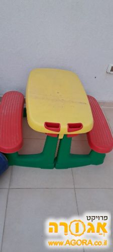 שולחן פיקניק לילדים מפלסטיק