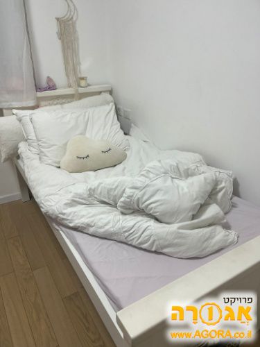 מיטת ילדה/נוער רוחב 100 סמ אורך 207 סמ