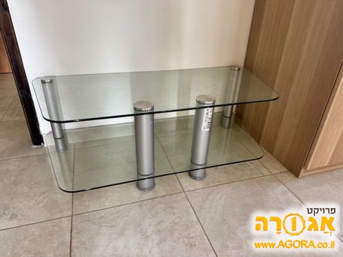 שולחן סלון זכוכית