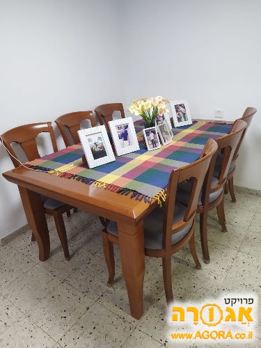 פינת אוכל+6 כיסאות