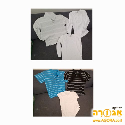 חולצות בנים מידה 16 ו 18