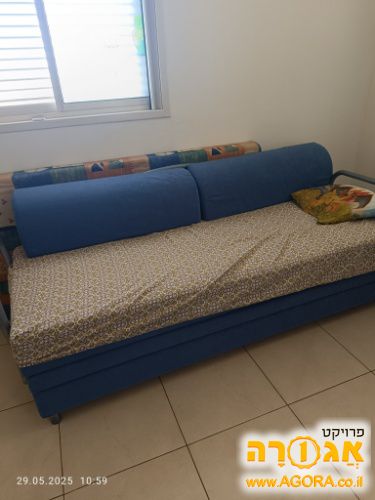 מיטת נוער נפתחת עם ארגז מצעים