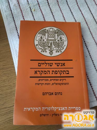 הספר אנשי שוליים בתקופת המקרא