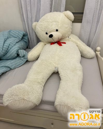 דובי ענק לבן (דורש טיפה תפירה)
