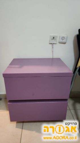 שידה סגולה 50X43X40