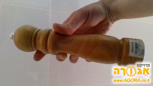 מטחנת מלח פלפל עץ