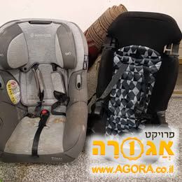 2 כסאות ילדים לרכב