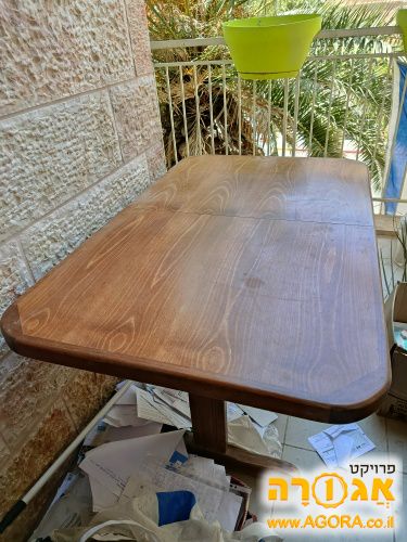 שולחן אוכל לסלון נפתח עד 1.90מ