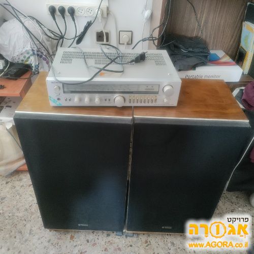 מגבר + רמקולים וינטג'