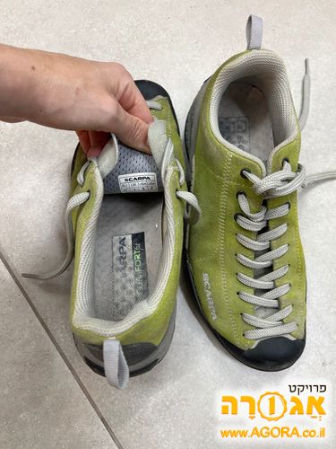 נעלי טיולים של scarpa לנשים מידה 37