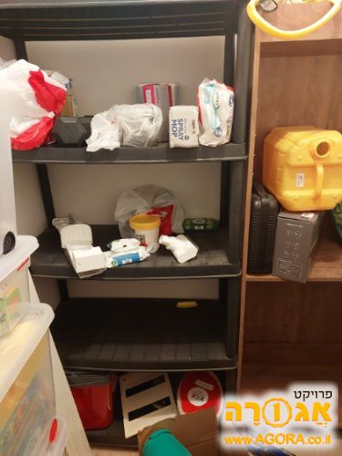 כוננית מדפים מפלסטיק