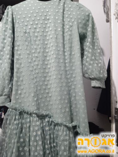 שמלת שיפון עיגולים