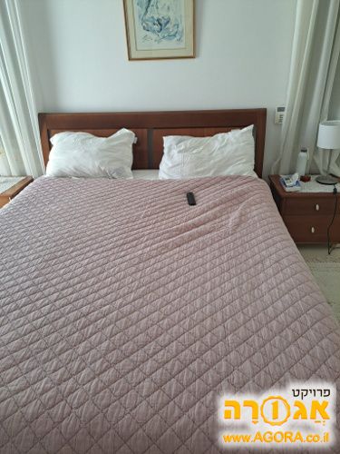 מיטה זוגית עם מזרון איכותי 200 על 160