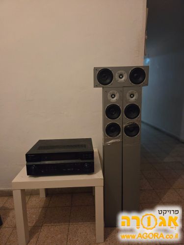 רסיבר עם תקלה ורמקולים