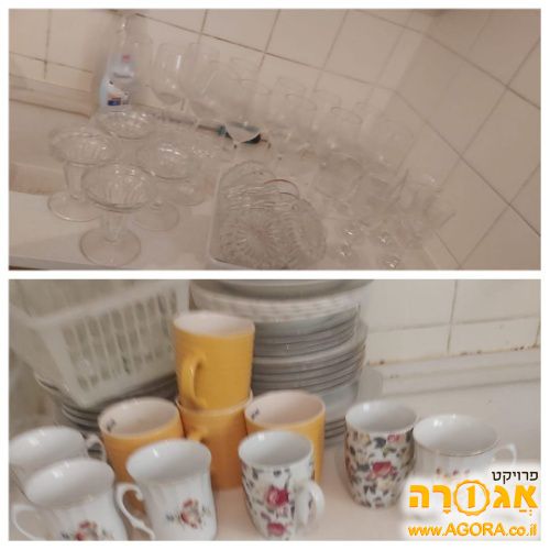 כוסות, ספלים, צלחות