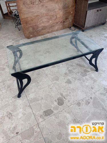 שולחן זכוכית לסלון