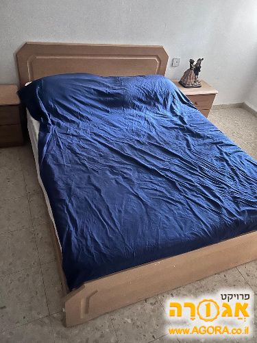מיטה זוגית - בסיס מיטה + מזרן זוגי