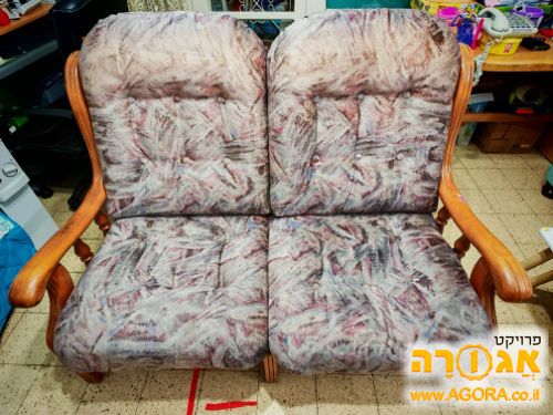2 ספות תואמות זוגית ויחיד
