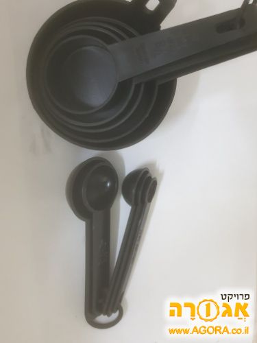 סט כפיות וכוסות מדידה לבישול / אפייה