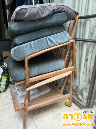 2 כורסאות וינטג' אמיתי לשיפוץ