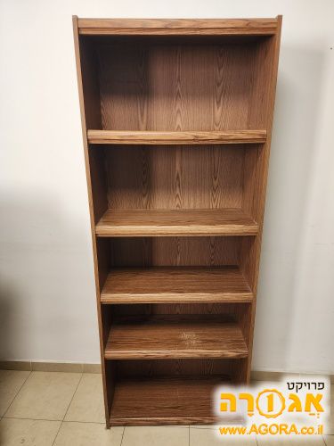 כוננית עץ מלא לספרים