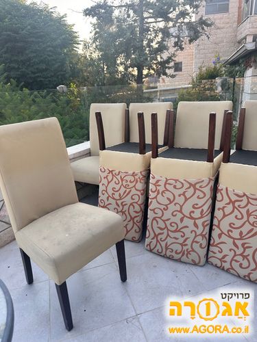 8 כיסאות לפינת אוכל