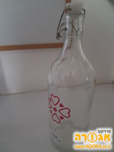בקבוק זכוכית של איקאה