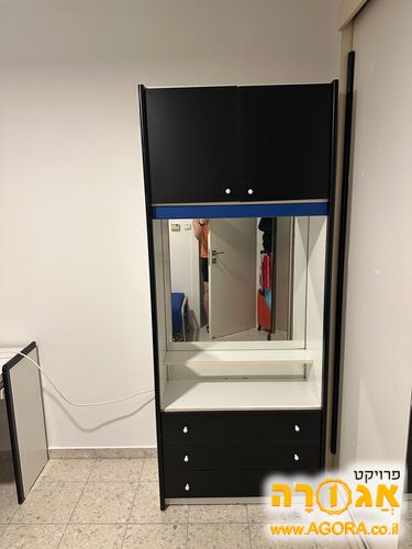 ארון שידת טיפוח לילדה