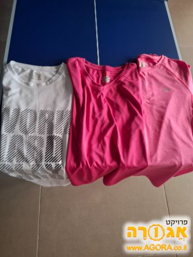3 חולצות דריי פיט מידות m/l
