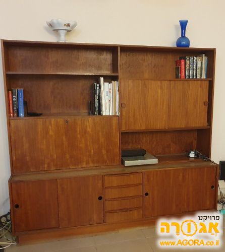 מזנון עץ וינטאג'
