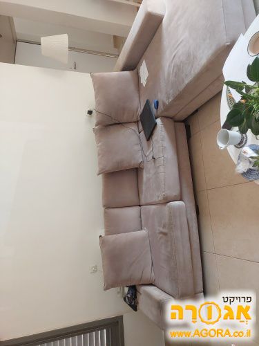 ספת סלון פינתית 3מטר אורך שזלונג 2:10 מט
